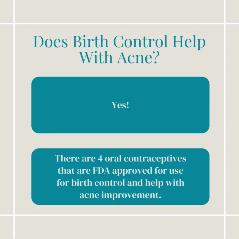 Birth Control Acne Improvement 